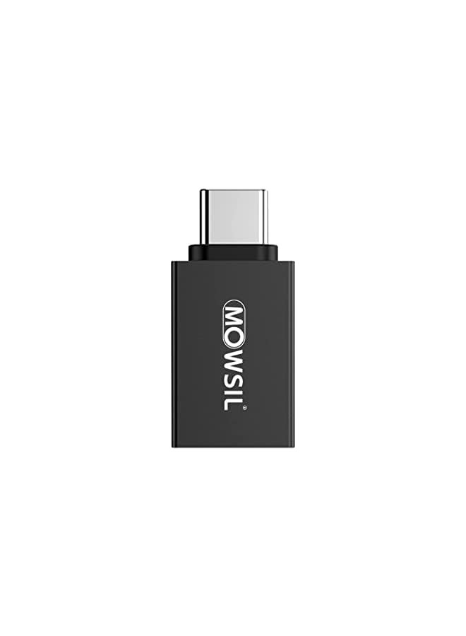MOWSIL Type-C to USB 3.0 Converter, 5 cm Length, Grey - Image 2