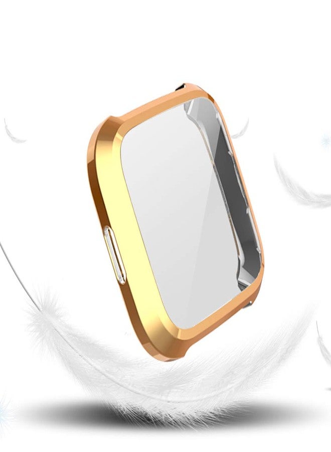RICHONE [8-Pack] Screen Protector Case Compatible with Fitbit Versa Lite,All-Around Ultra Slim Soft TPU Plated Cover Scratch-Proof Protective Bumper Shell (8 Colors, Versa lite) - Image 5