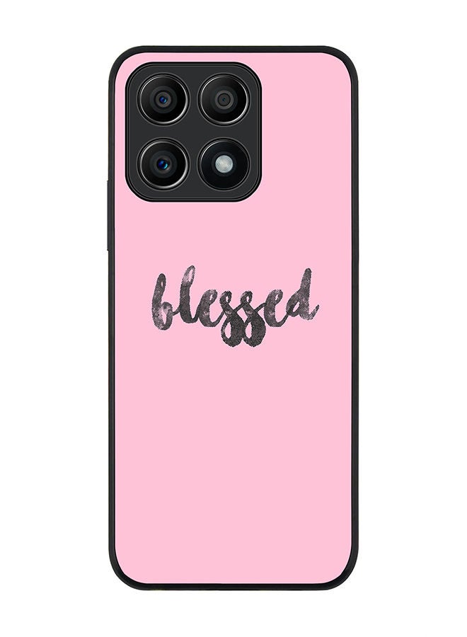 Stylizedd Rugged Black edge case for Honor X8A 4G Slim fit Soft Case Flexible Rubber Edges Anti Drop TPU Gel Thin Cover - Blessed - Image 1