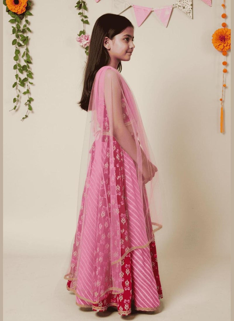 نوتيناتي طقم فتيات وطني أحمر احتفالي - قطن مريح وأنيق - Image 4