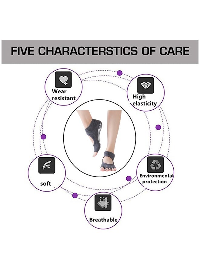 Generic Anti-Skid Breathable Fitness Yoga Socks  - Image 2