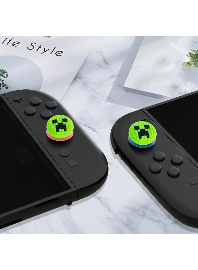 Thumb Grips Caps for Nintendo Switch 2 (2025), 4 Pcs Cute Switch 2 Joystick Caps Soft Joy Con Joystick Covers Silicone Thumbstick Button Cap Switch 2 Accessories - Image 3