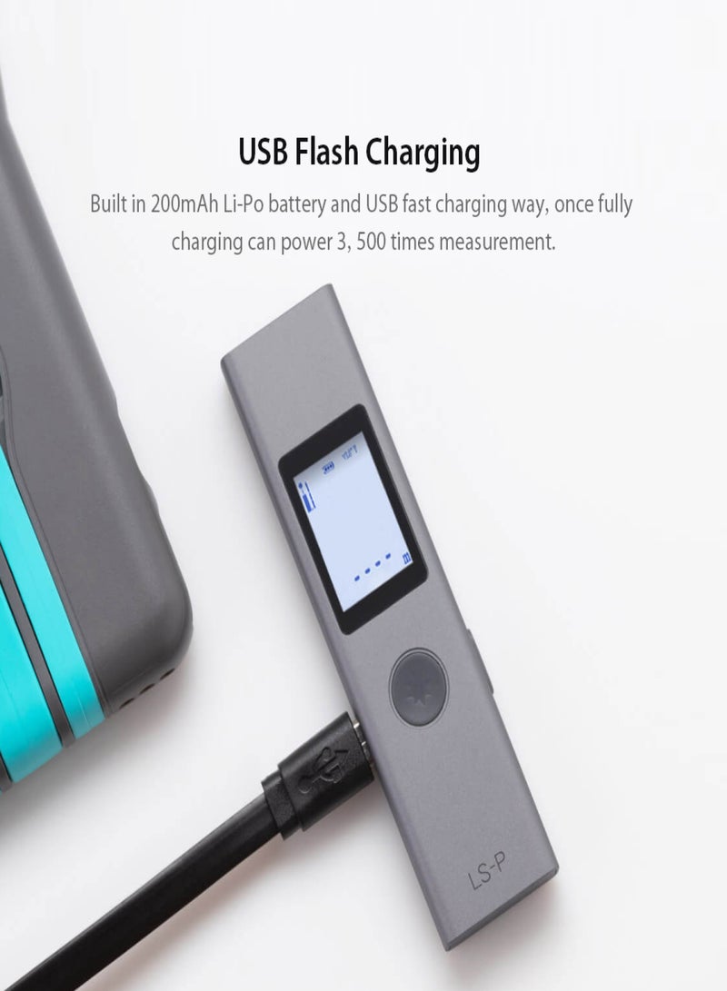 Generic DUKA Rangefinder LS-P Handheld Portable High Precision USB Fast Charge Range Finder 40M - Image 5