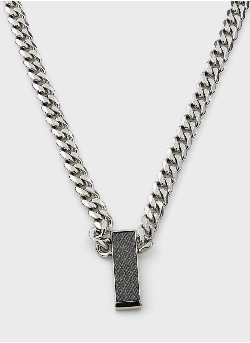GUESS - Casual Pave Ring Necklace - Image 1