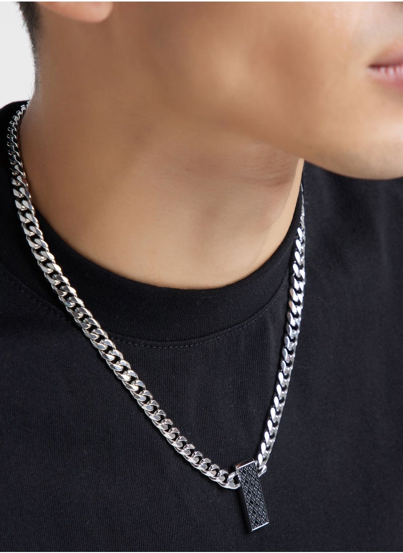 GUESS - Casual Pave Ring Necklace - Image 1