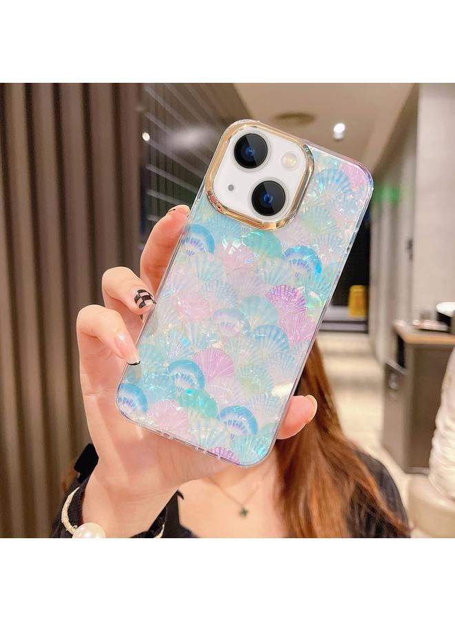 S-TOP Case For iPhone 13 Colorful Crystal Shell Pattern PC + TPU Phone Case - Image 1