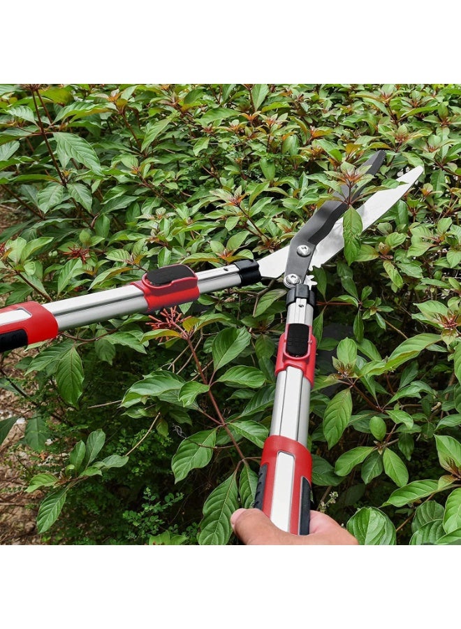 Emerald Garden Hedge Shears – Wave Blades with 2-Component Handles, Durable Garden Scissors for Trimming & Shaping Hedges-52cm - Image 2