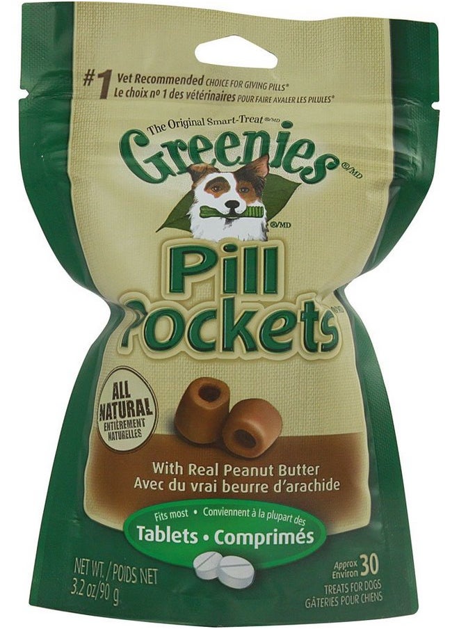Greenies 3.2OZ PeanButter Tablet 