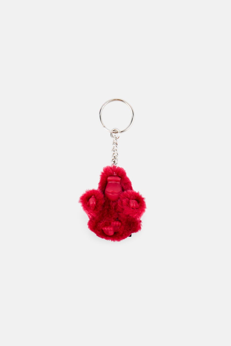 kipling Extra Small Monkey Key Hanger, Red - Image 1