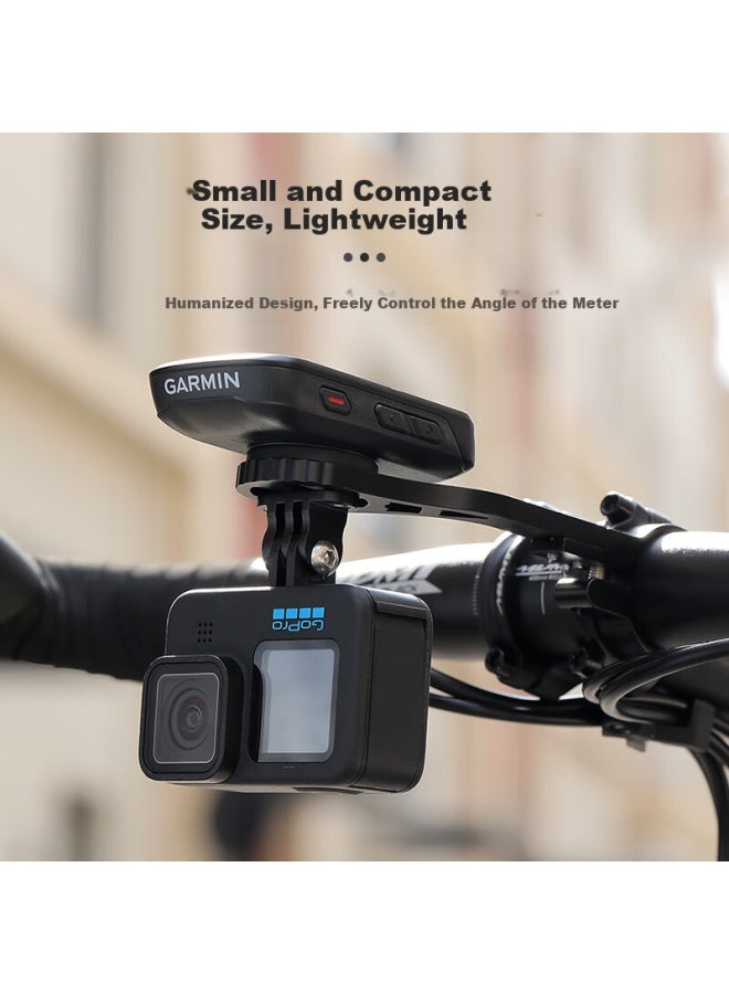 Tosuod Mountain Bike Computer Mount Aluminum Alloy Extension Bracket Bicycle Light Sports Camera Long Base Accessories - Image 3