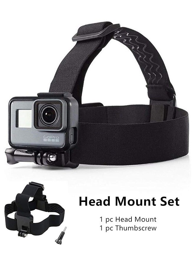 Captaintech Chest Mount Harness Chesty Vest Head Mount Strap for Action Camera Compatible with GoPro Hero 11/ 10/ 9/ 8/ Max/ Go Pro Hero 7/ 6/ 5/ 4/  Session/ 3+/ 3/ Hero (2018)/ Fusion/ DJI Osmo/ AKASO - Image 5