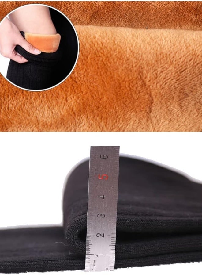 Winter Knee Pads with Faux Fur – Unisex Thermal Knee Warmers for Outdoor Use - Image 4