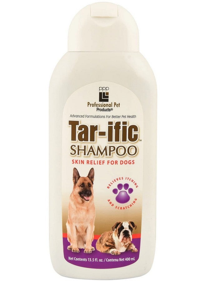 PPP Tar-ific Skin Relief Shampoo for Dogs - Soothe Hot Spots, Dryness, Flaking & Itching - Nourishes & Relieves Skin Issues - 13.5 fl oz.