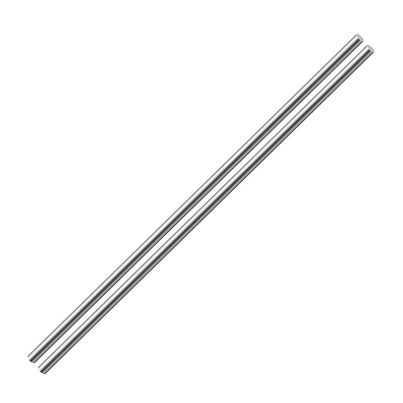 304 Stainless Steel Solid Shaft Round Rod Lathe Bar Stock Diameter 7mm Length 50cm 2 Pcs - Image 1