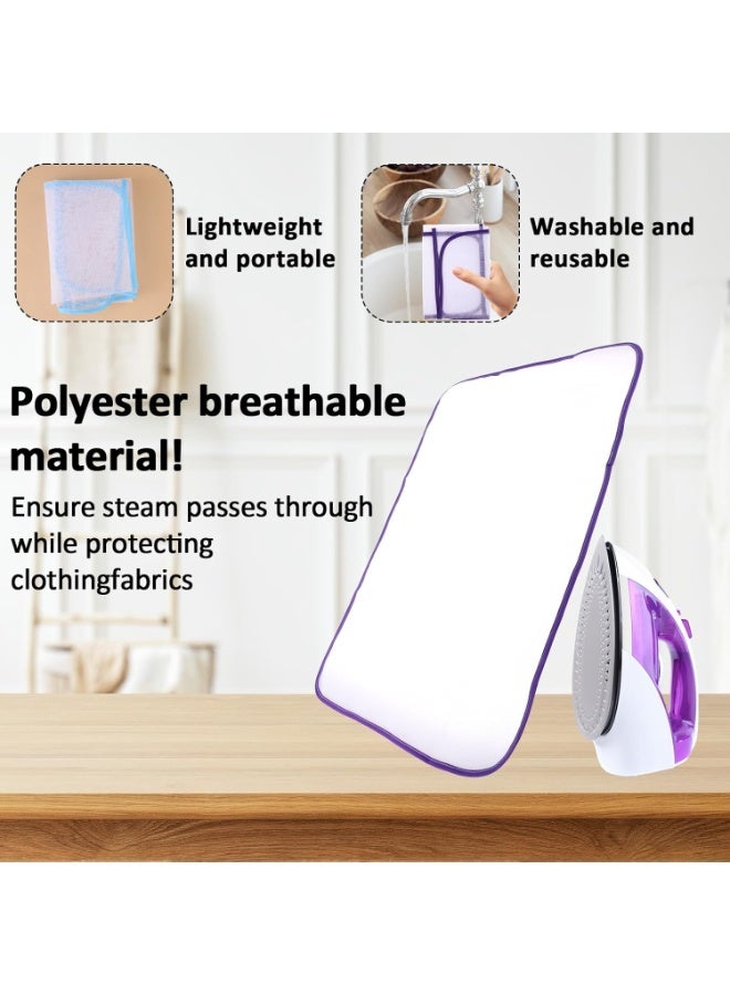 Professional Heat Resistant Ironing Mat 40x60cm – Premium Transparent Mesh Ironing Cloth Protector for Garments, Anti-Burn Ironing Pad for Delicate Fabrics Including Silk, Chiffon, Lace and Embroidery, Advanced Home Ironing Accessory for Smooth Wrinkle-Free Results, Lightweight and Easy to Use for Daily Clothing Care - Image 4
