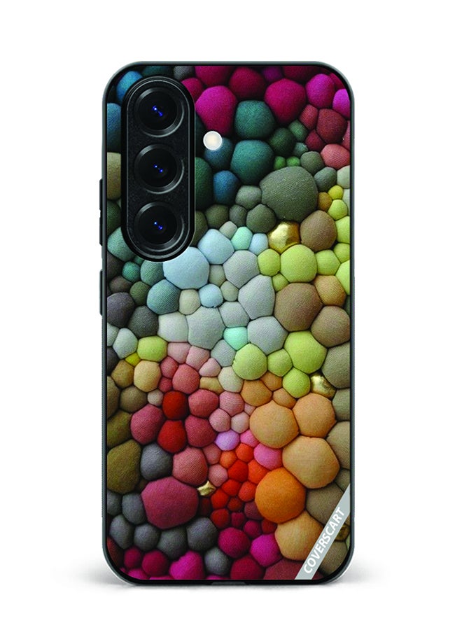 Protective Case Cover For Samsung Galaxy S24 Plus Pebbles Design Multicolour
