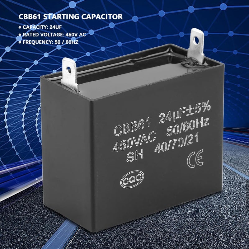 Globally popular universal design CBB61 Capacitor Generator 24uF 450V AC for Brushless Gas & Generators Single & bulk storage compatible - Image 5