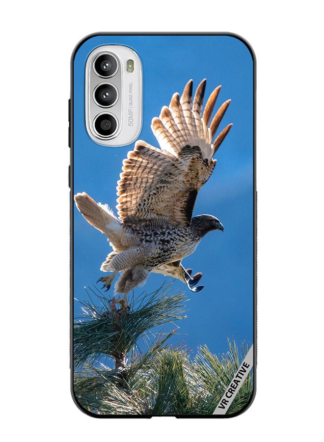 VR CREATIVE Protective Case Cover For Motorola Moto G82 Hunting Eagle Design Multicolour - Image 1