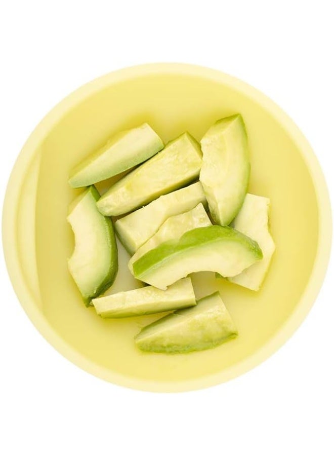 Olababy 100% Silicone Suction Bowl with Lid for Independent Feeding | First Stage Self Feeding Essential for Toddlers and Kids| Baby Led Weaning Snack Feeder | Food Container and Storage | - Image 3