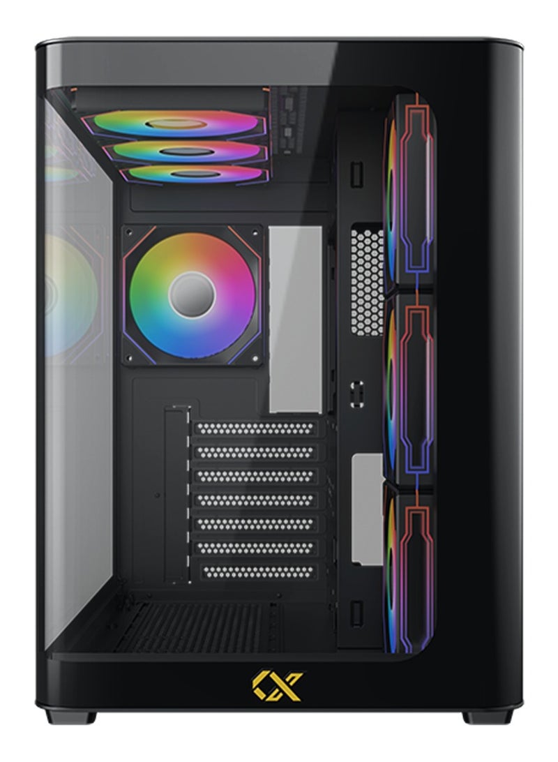 GCC GAMERS FENIX V1 Gaming Pc (Core i5-12400F, 16GB Ram, 1TB SSD, RTX3050 8GB, Air Cooler, Windows 11 Pro)  - Image 2