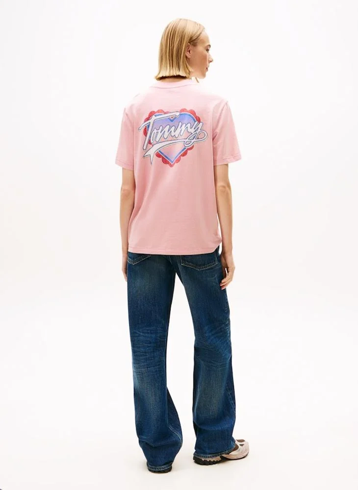 TOMMY JEANS Graphic Crew Neck T-Shirt