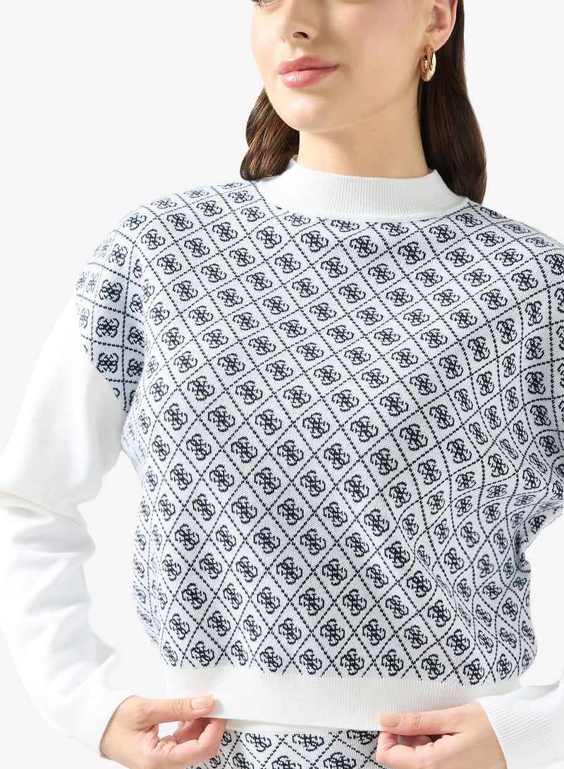 جس كنزة أوبرا بأكمام طويلة - Image 3