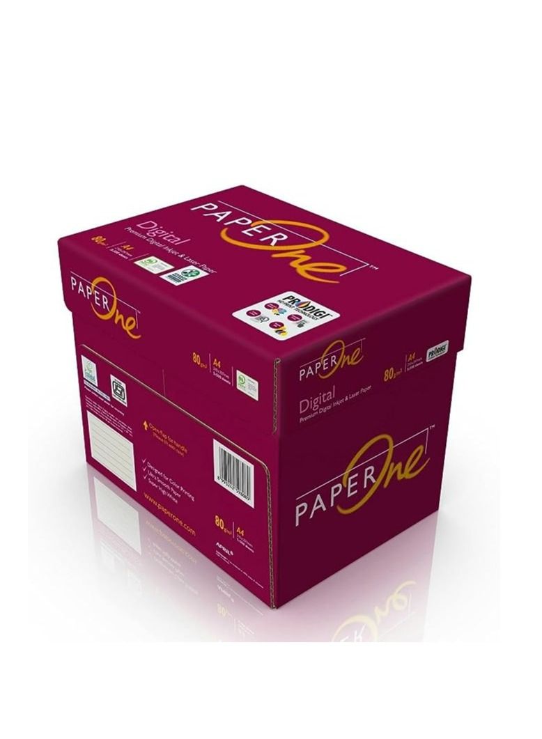 PaperOne ورق PaperOne™ الرقمي (80 جرام) بحجم A4 (500 ورقة)، 5 في الكرتون - Image 1
