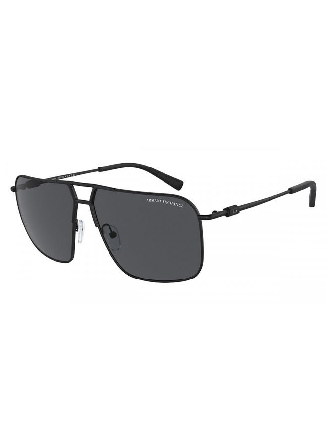 Armani Exchange Full Rim Aviator Sunglasses 2050S,60,6000,87 - Image 1