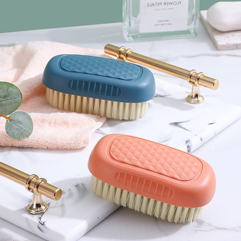 wolpin Wolpin Set of 2 Pc Clothes Cleaning Brush Multipurpose Bathroom Cleaning Sink Brush, Shoe Brush, Acrylonitrile Butadiene Styrene - Image 3