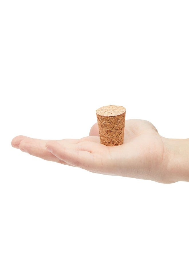 Juvale Tapered Cork Stoppers - 20 Pack Size 16, Brown, 1.1 in H x 1.34 in Top x 1 in Bottom - Wine Bottle Stoppers, DIY Projects & Beer Bottle Corks - Image 5