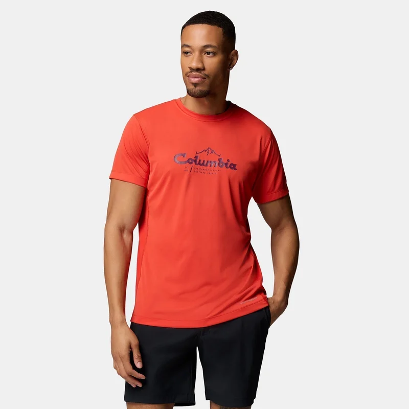 كولومبيا Men's Zero Rules Light Technical Hiking T-Shirt