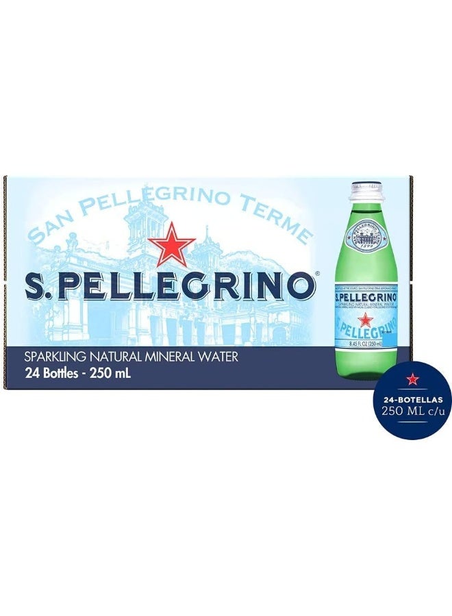 Sanpellegrino مياه معدنية فوارة طبيعية سان بيلجرينو، 250 مل (عبوة من 24) - Image 2