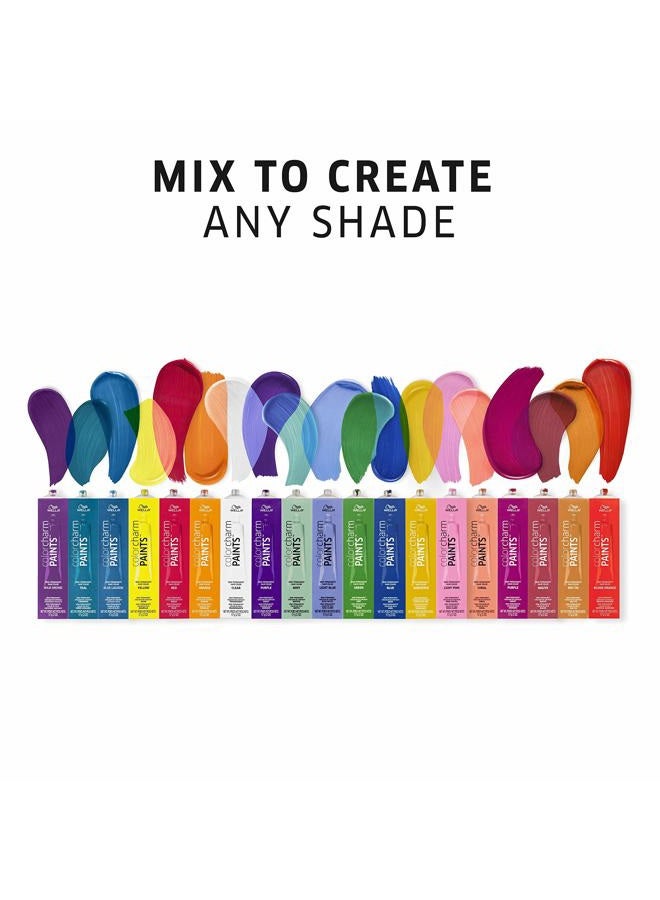 WELLA Color Charm COLORCHARM Paints Semi-Permanent Hair Dye for Temporary Hair Color| Intermixable Shades| Blue Lagoon| 2 Fl Oz - Image 4