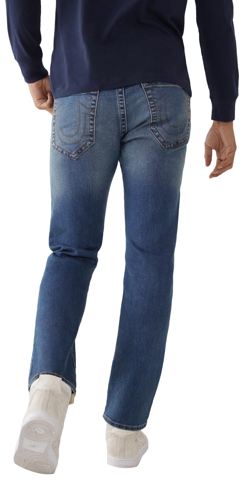 True Religion Men's Geno Slim Fit Straight Leg Jean, Faum Baseline, 42 - Image 5