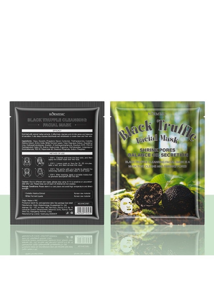 5 packs Black Truffle Mask 25ml - Nourishing & Revitalizing