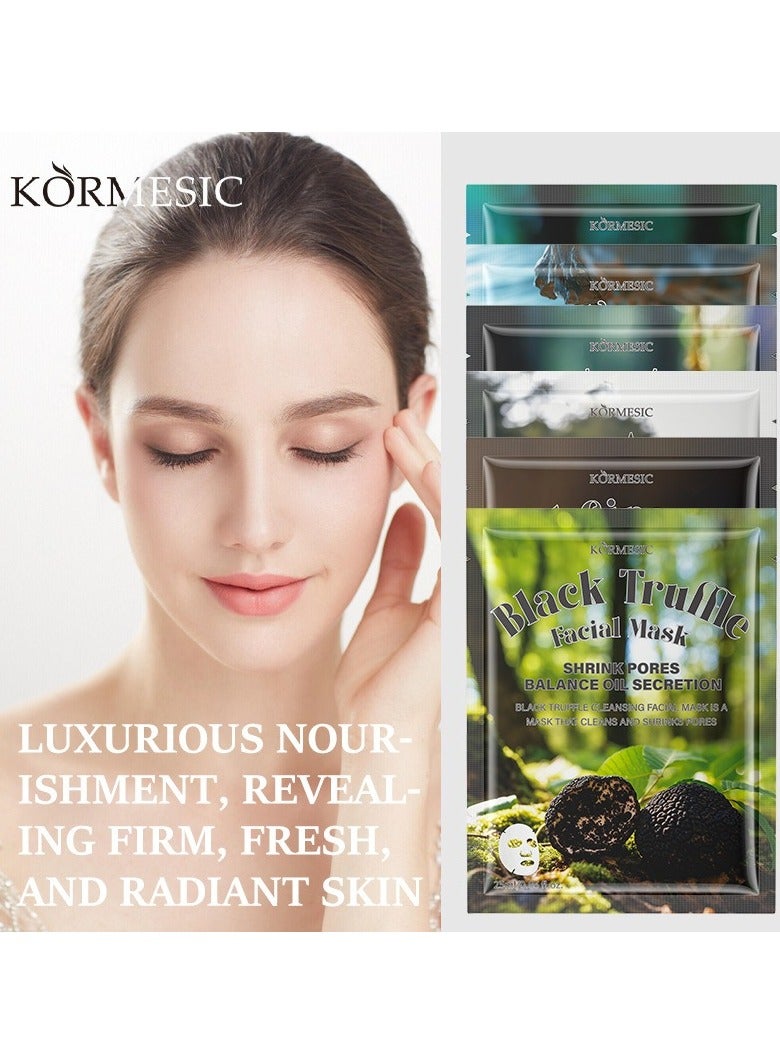 5 packs Black Truffle Mask 25ml - Nourishing & Revitalizing