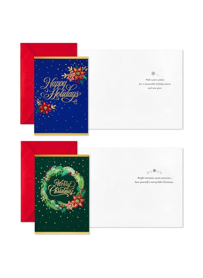 Hallmark Hallmark Boxed Christmas Cards Assortment, Festive Foil (40 Cards and Envelopes)  - Image 4