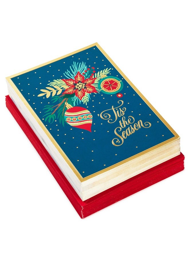 Hallmark Hallmark Boxed Christmas Cards Assortment, Festive Foil (40 Cards and Envelopes)  - Image 3