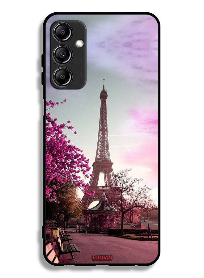 Tolwak Samsung Galaxy A24 4G Protective Case Cover Eiffel Tower - Image 1
