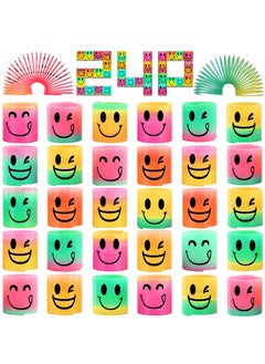 HaHaHai 24 Pcs Mini Spring Toys, Magic Fidget Stress Coil for Party Favor Kids Boys Girls  - Image 1