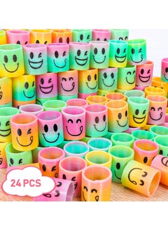 HaHaHai 24 Pcs Mini Spring Toys, Magic Fidget Stress Coil for Party Favor Kids Boys Girls  - Image 3