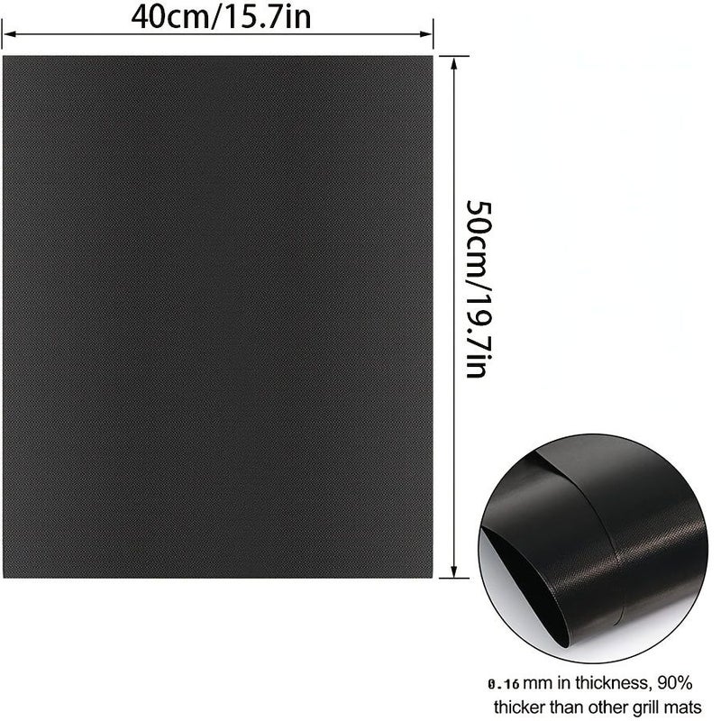 2pcs Reusable Nonstick Oven Liner Set for Electric And Gas Ovens Toasters - Image 3
