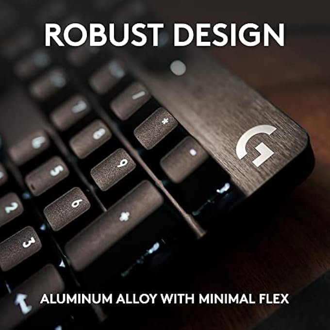 G 413 TKL SE MECHANICAL GAMING KEYBOARD COMPACT BACKLIT WITH TACTILE SWITCHES, ANTI GHOSTING, COMPATIBLE WINDOWS, MACOS BLACK ALUMINUM, CD51918, 920-010446 - Image 3