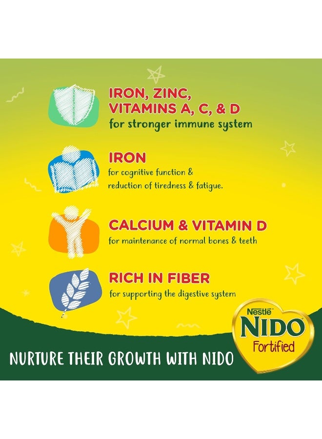 Nido Fortified Milk Powder Rich in Fiber - 350g - Image 3