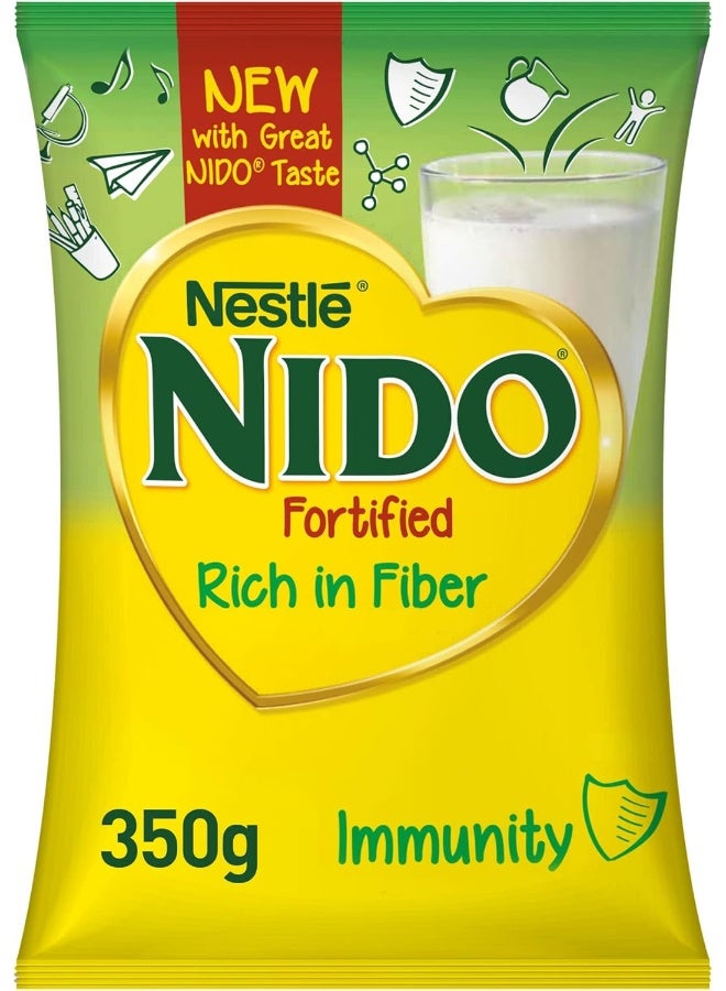Nido Fortified Milk Powder Rich in Fiber - 350g - Image 1