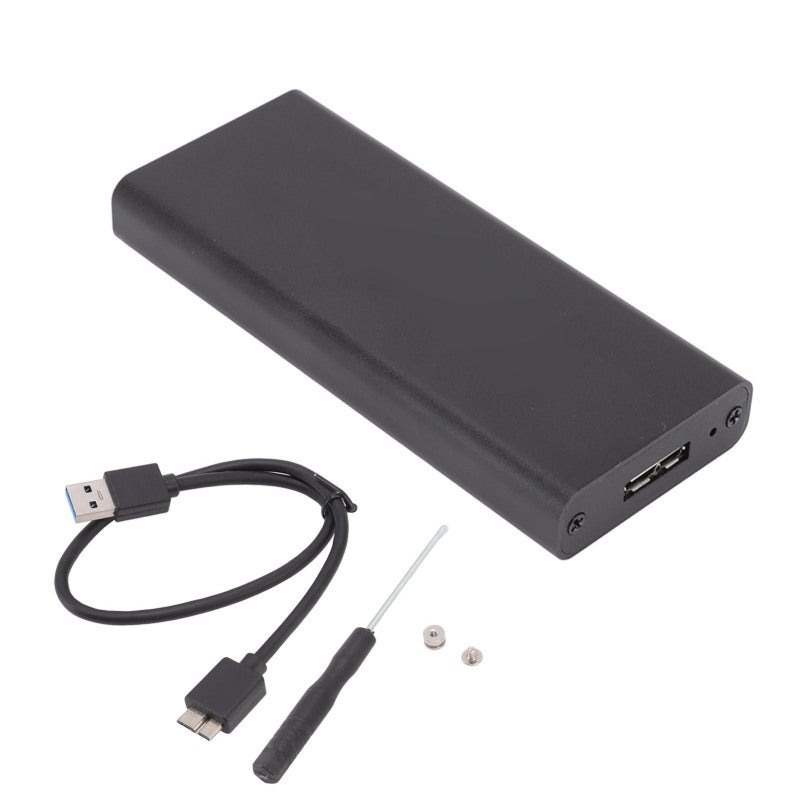 M.2 SSD Enclosure Adapter 30x30mm 30x50mm Aluminum Alloy Shell Slim Design - 6Gbps Transfer Rate M.2 to USB3.0 External Case for Laptops Desktops Portable Storage - Image 2