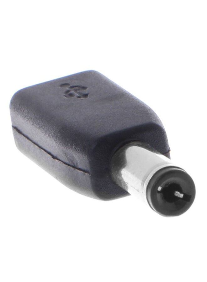 NIBEMINENT Male Plug To Micro USB Female Adapter Black  - Image 1