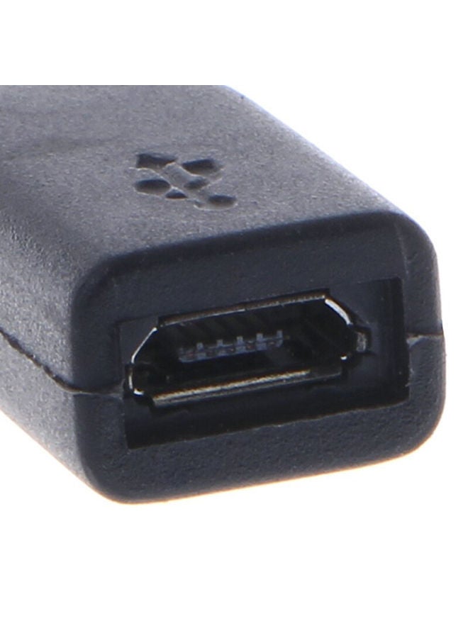 NIBEMINENT Male Plug To Micro USB Female Adapter Black  - Image 3