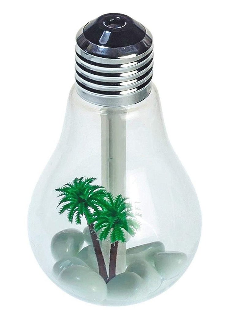 مصباح LED ميني USB مرطب هواء ضبابي للمنزل، المكتب، غرفة النوم 400 مل - Image 5