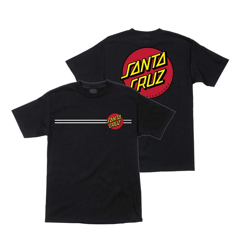 SANTA CRUZ Classic Dot S/S Heavyweight T-Shirt Black XXL Mens - Image 3